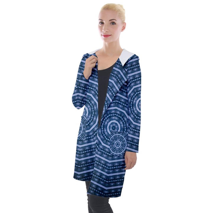 Digital Art Art Artwork Abstract Hooded Pocket Cardigan