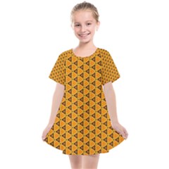 Digital Art Art Artwork Abstract Kids  Smock Dress by Pakrebo