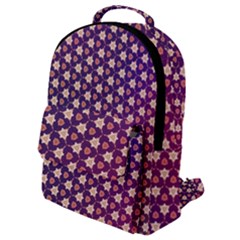 Texture Background Pattern Flap Pocket Backpack (small)