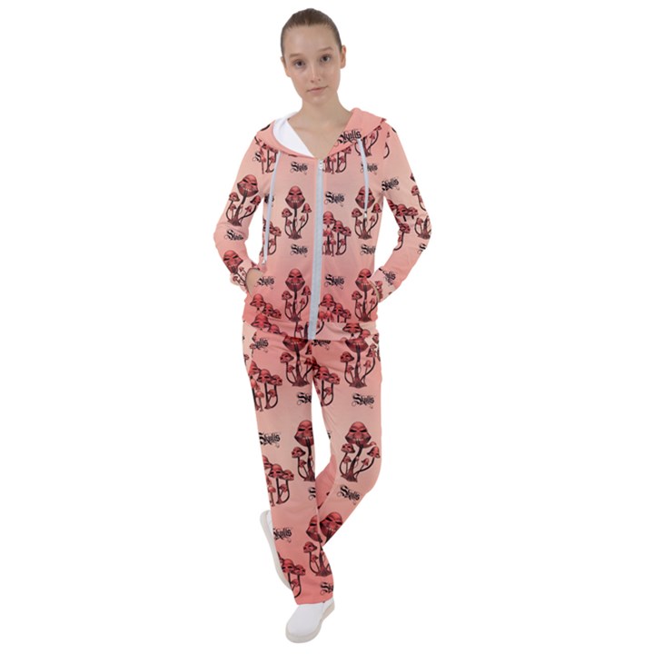 Funny Mushroom Pattern Women s Tracksuit