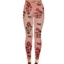 Funny Mushroom Pattern Inside Out Leggings View2