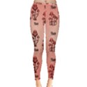 Funny Mushroom Pattern Inside Out Leggings View3