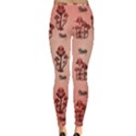 Funny Mushroom Pattern Inside Out Leggings View4