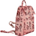 Funny Mushroom Pattern Buckle Everyday Backpack View2