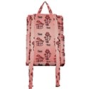 Funny Mushroom Pattern Buckle Everyday Backpack View3