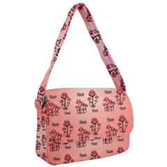 Funny Mushroom Pattern Courier Bag