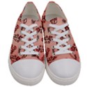 Funny Mushroom Pattern Women s Low Top Canvas Sneakers View1