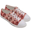 Funny Mushroom Pattern Women s Low Top Canvas Sneakers View3