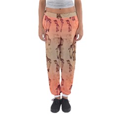 Cute Giraffe Pattern Women s Jogger Sweatpants by FantasyWorld7