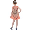 Cute Giraffe Pattern Kids  Summer Dress View2