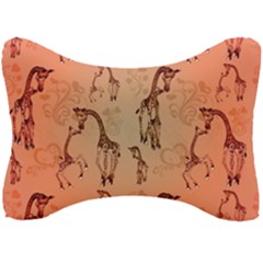 Cute Giraffe Pattern Seat Head Rest Cushion by FantasyWorld7