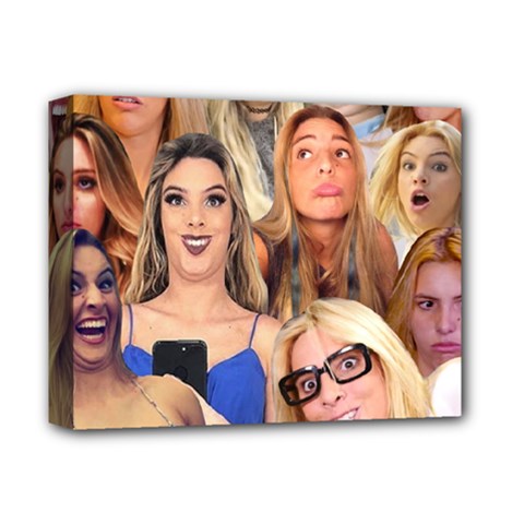 Lele Pons - Funny Faces Deluxe Canvas 14  X 11  (stretched) by Valentinaart