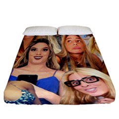 Lele Pons - Funny Faces Fitted Sheet (california King Size) by Valentinaart