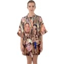 Lele Pons - funny faces Quarter Sleeve Kimono Robe View1