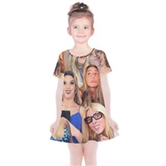 Lele Pons - Funny Faces Kids  Simple Cotton Dress by Valentinaart