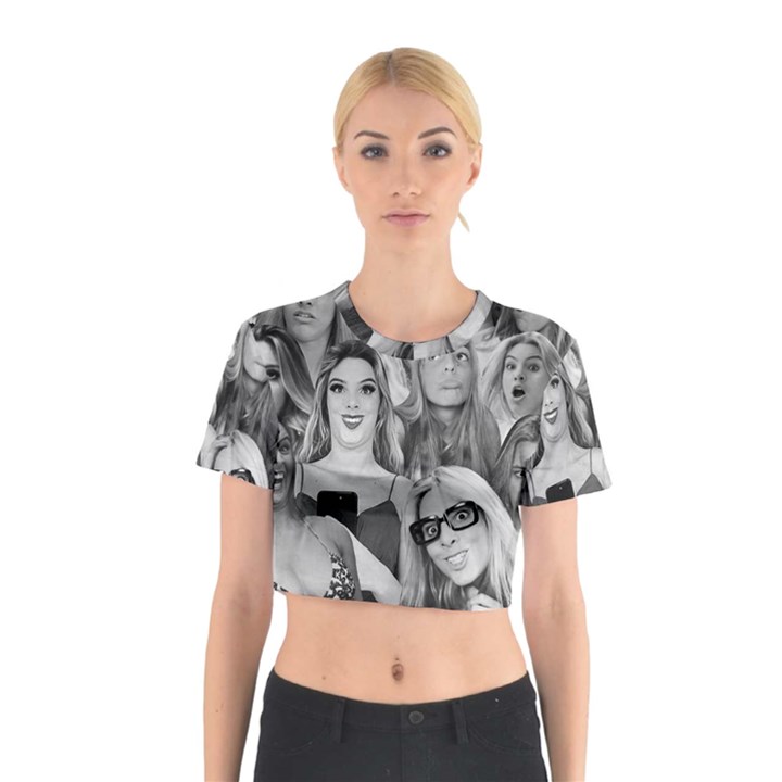 Lele Pons - funny faces Cotton Crop Top