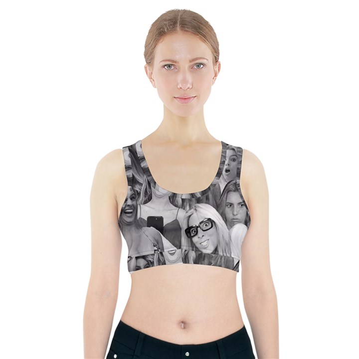 Lele Pons - funny faces Sports Bra With Pocket