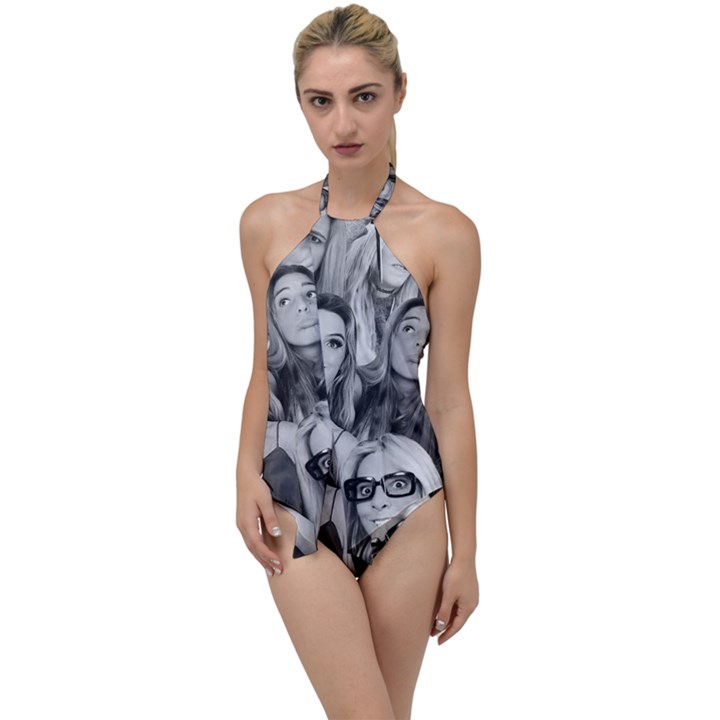 Lele Pons - funny faces Go with the Flow One Piece Swimsuit