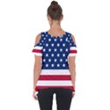 American flag Cut Out Side Drop Tee View2