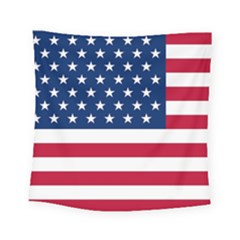 American Flag Square Tapestry (small) by Valentinaart