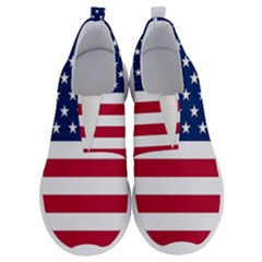 American Flag No Lace Lightweight Shoes by Valentinaart