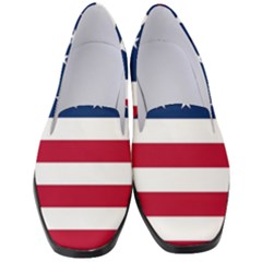 American Flag Women s Classic Loafer Heels by Valentinaart