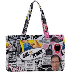 Feminism Collage  Canvas Work Bag by Valentinaart