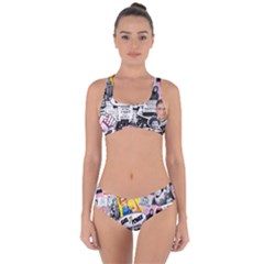 Feminism Collage  Criss Cross Bikini Set by Valentinaart