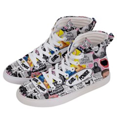 Feminism Collage  Men s Hi-top Skate Sneakers by Valentinaart