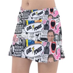 Feminism Collage  Tennis Skirt by Valentinaart