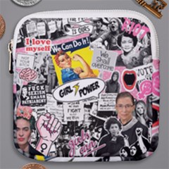 Feminism Collage  Mini Square Pouch by Valentinaart