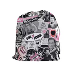 Feminism Collage  Drawstring Pouch (xl) by Valentinaart