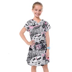 Feminism Collage  Kids  Drop Waist Dress