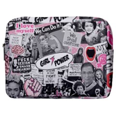 Feminism Collage  Make Up Pouch (large) by Valentinaart