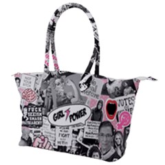 Feminism Collage  Canvas Shoulder Bag by Valentinaart