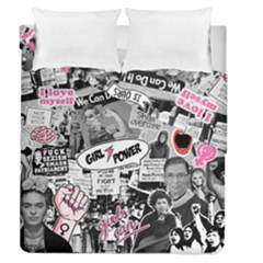 Feminism Collage  Duvet Cover Double Side (queen Size) by Valentinaart