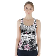 Feminism Collage  Racer Back Sports Top by Valentinaart