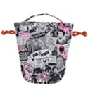 Feminism collage  Drawstring Bucket Bag View1