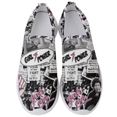 Feminism Collage  Men s Slip On Sneakers by Valentinaart