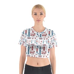 London Love Cotton Crop Top by lucia