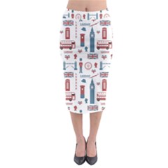 London Love Midi Pencil Skirt by lucia