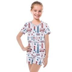 London Love Kids  Mesh Tee And Shorts Set