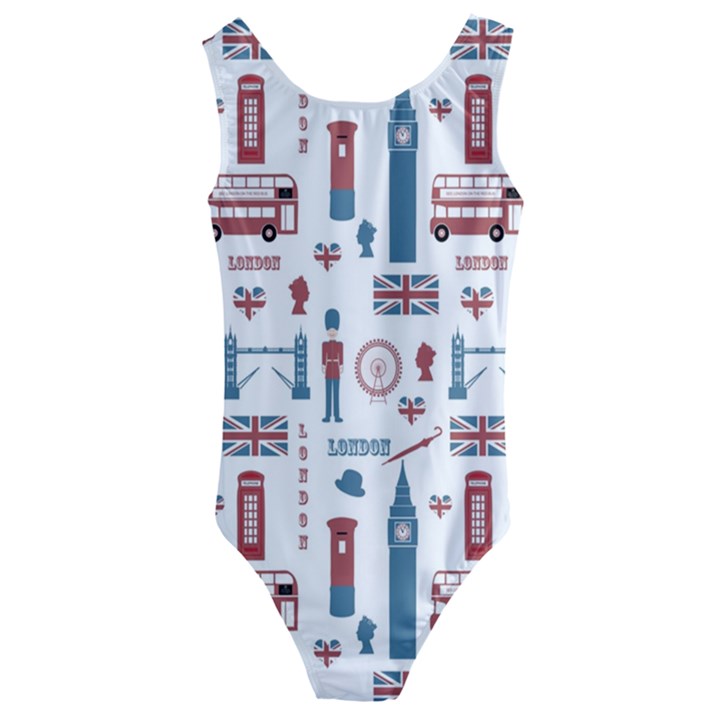 London Love Kids  Cut-Out Back One Piece Swimsuit