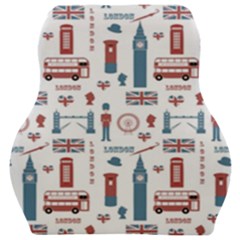 London Love Car Seat Velour Cushion  by lucia