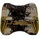 Awesome Steampunk Unicorn With Wings Velour Head Support Cushion View2