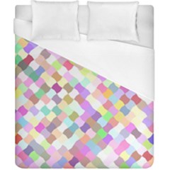 Mosaic Colorful Pattern Geometric Duvet Cover (california King Size) by Mariart