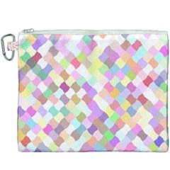 Mosaic Colorful Pattern Geometric Canvas Cosmetic Bag (xxxl) by Mariart