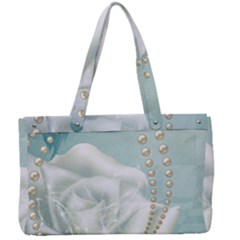 Wonderful Roses In Soft Colors Canvas Work Bag