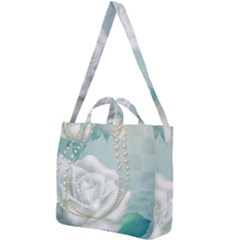 Wonderful Roses In Soft Colors Square Shoulder Tote Bag by FantasyWorld7