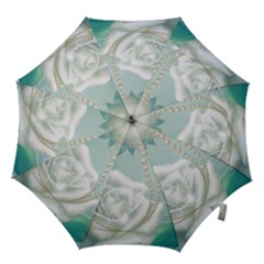 Wonderful Roses In Soft Colors Hook Handle Umbrellas (small) by FantasyWorld7